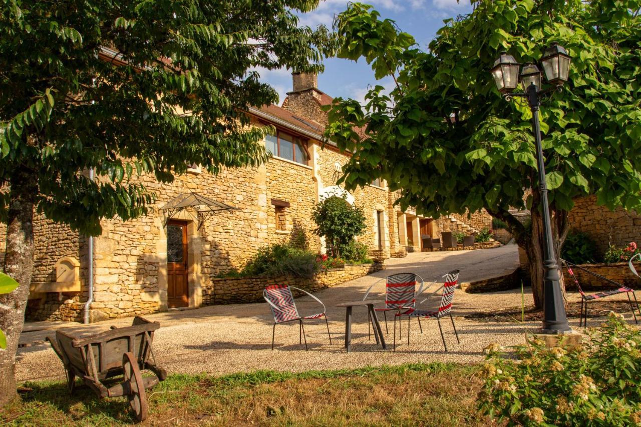 Aux Bories De Marquay, Chambres D'Hotes B&B Avec Piscine Et Spa Pres De Sarlat エクステリア 写真